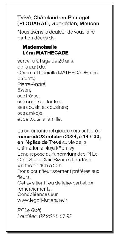 Image Annonce nécrologique