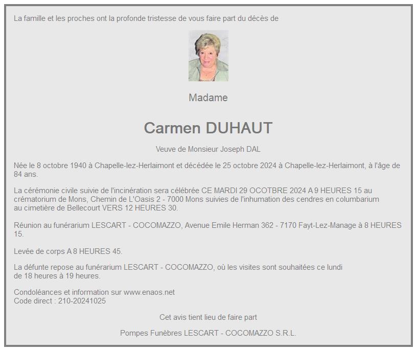 Image Annonce nécrologique