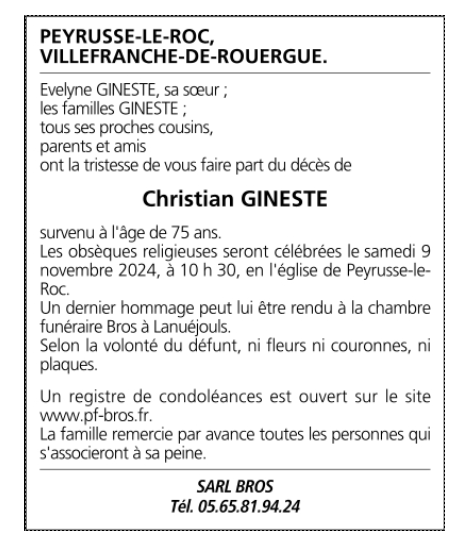 Image Annonce nécrologique