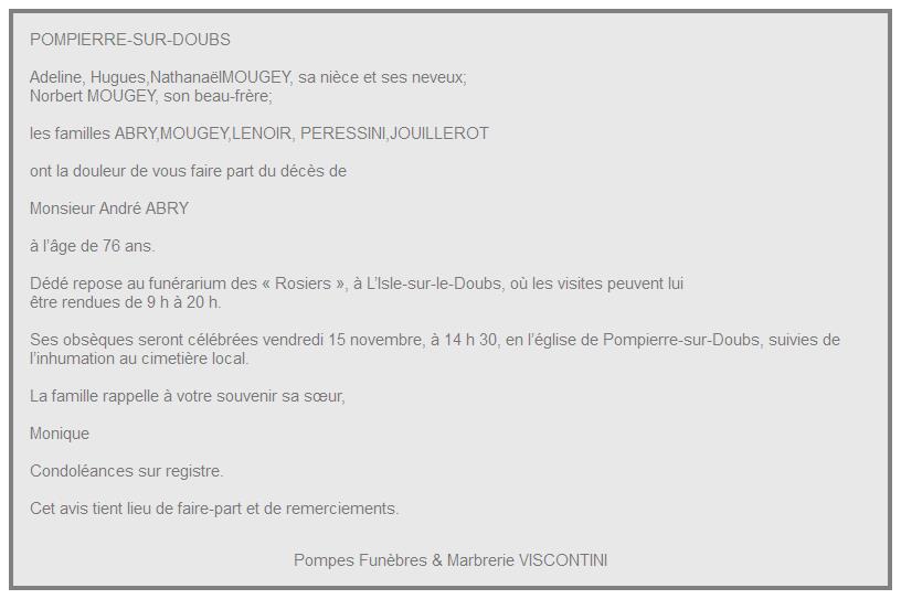 Image Annonce nécrologique