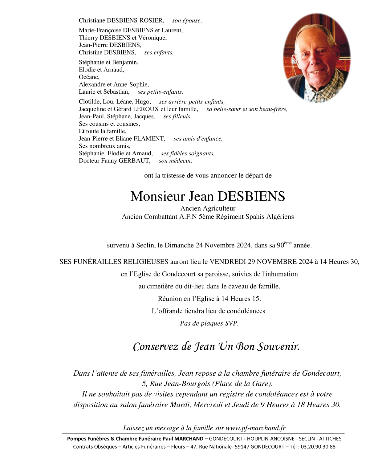 Image Pour voir le faire-part de Jean CLIQUEZ-ICI