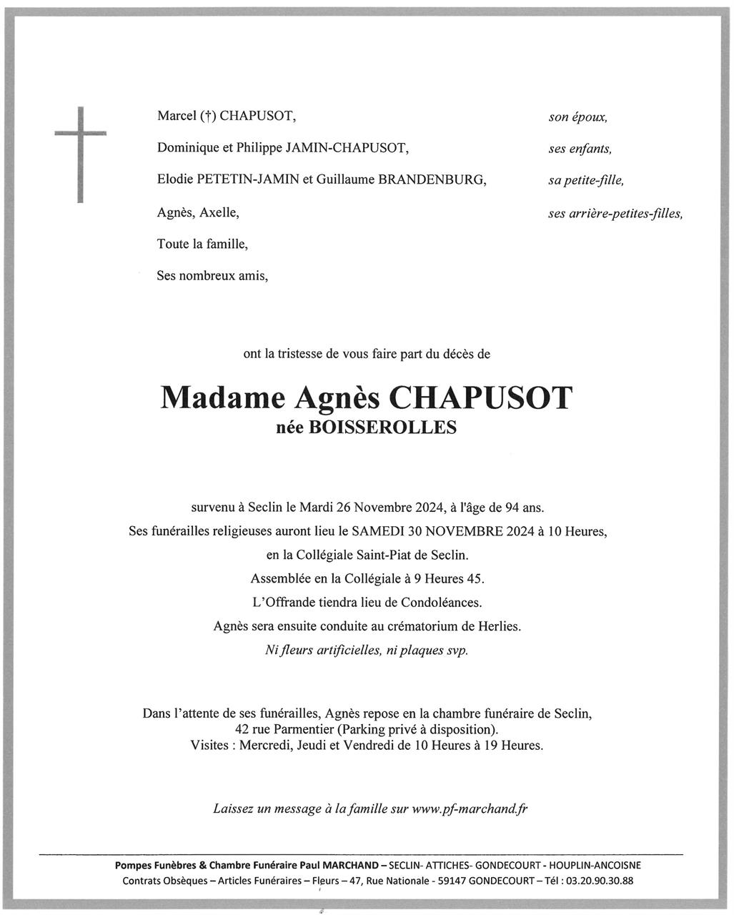 Image Pour voir le faire-part de Agnès CLIQUEZ ICI 