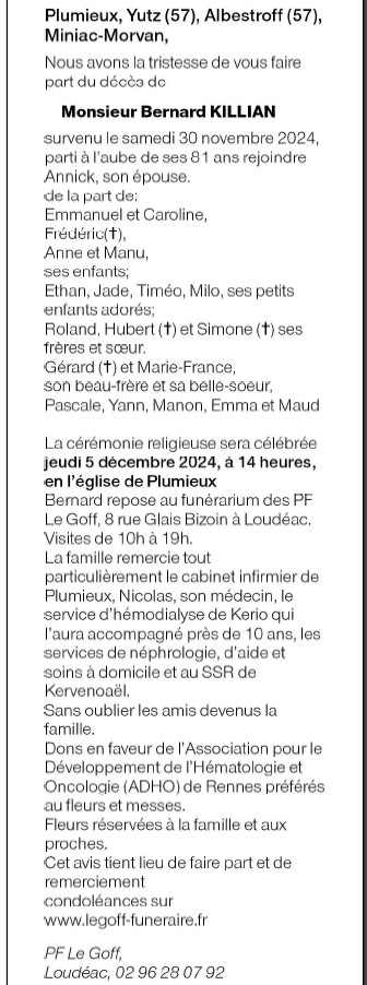Image Annonce nécrologique