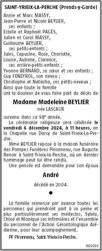 Image Annonce nécrologique