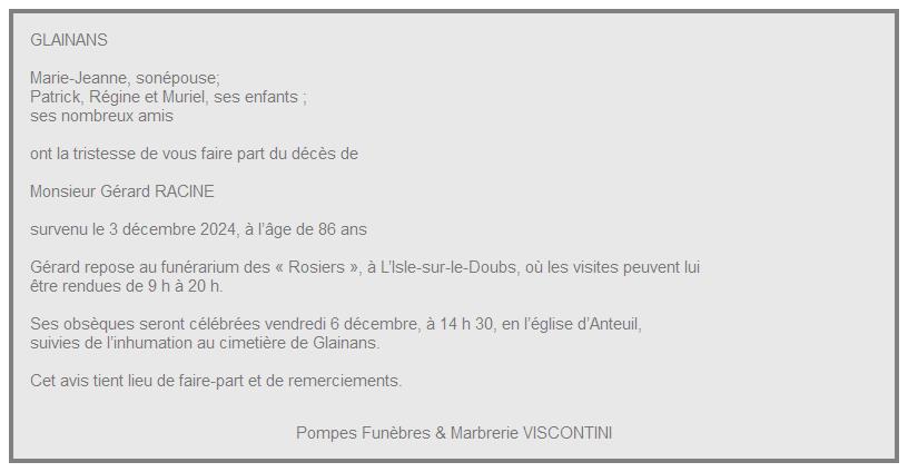 Image Annonce nécrologique
