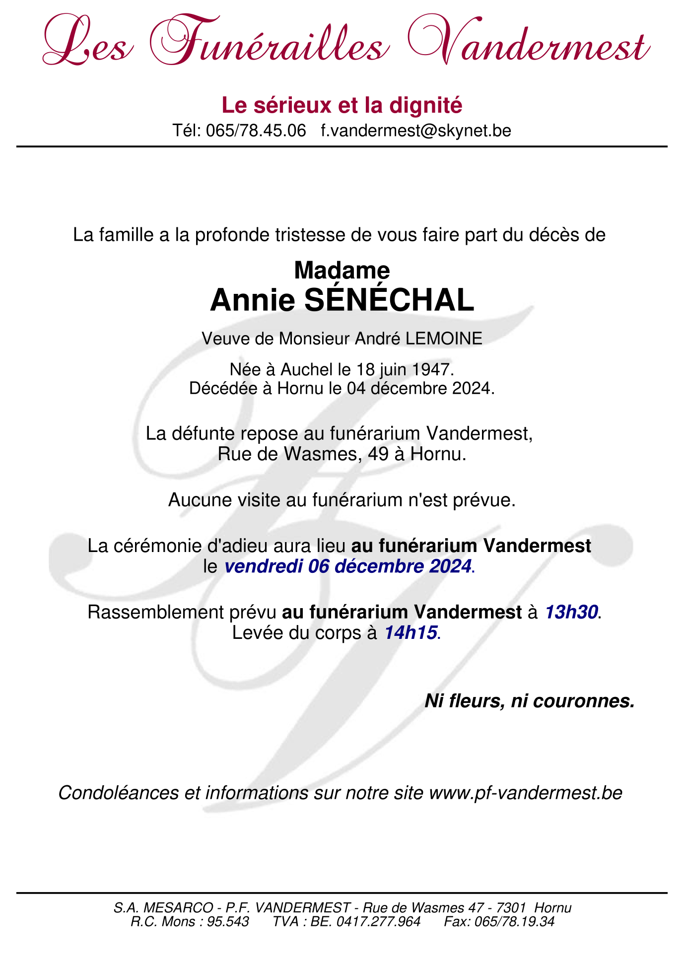 Image Annonce nécrologique