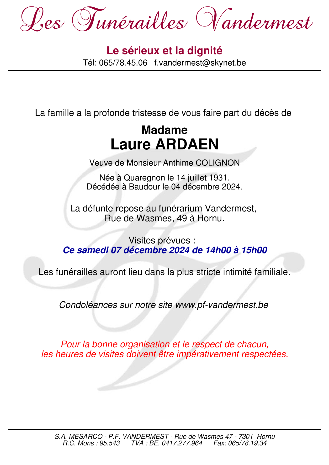 Image Annonce nécrologique