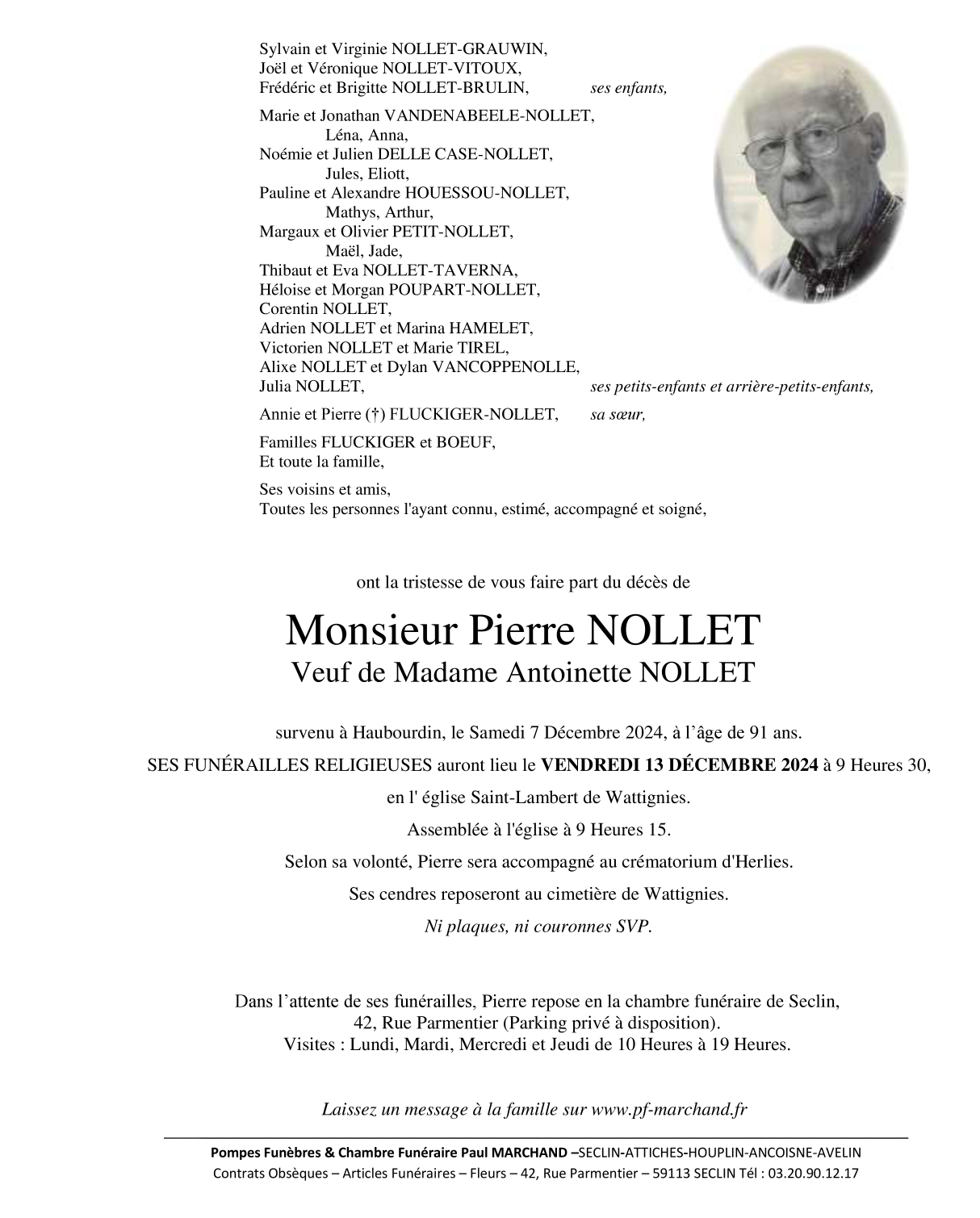 Image Pour voir le faire-part de Pierre CLIQUEZ ICI 