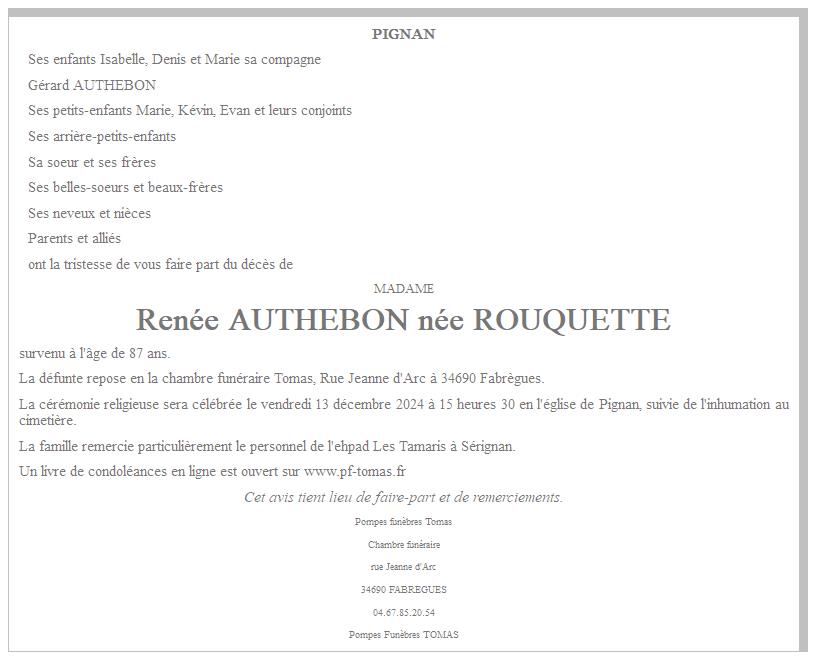 Image Annonce nécrologique