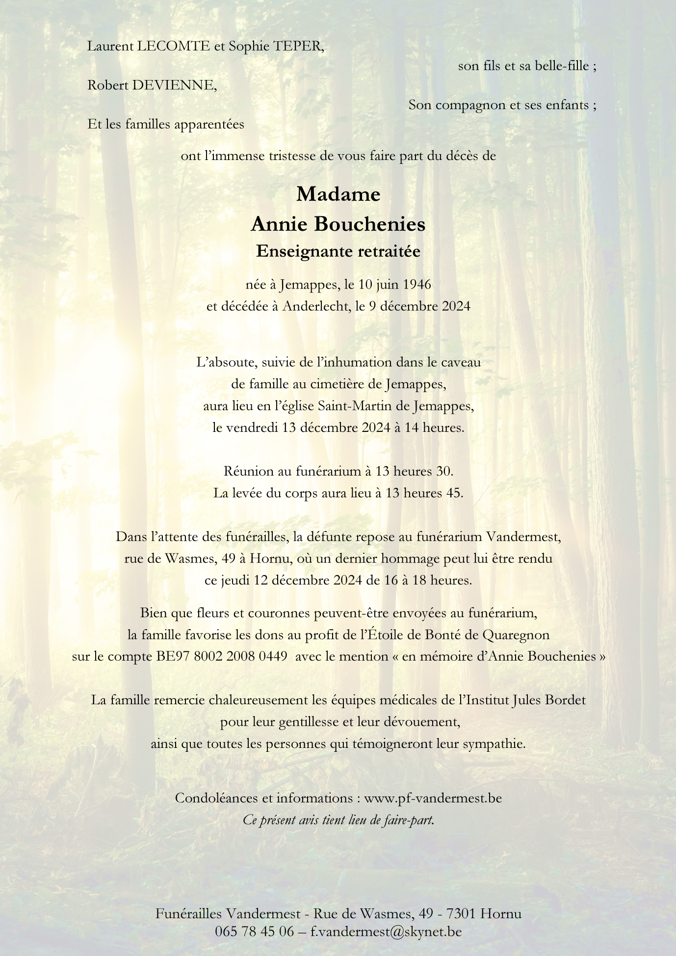 Image Annonce nécrologique