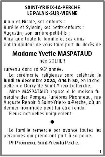Image Annonce nécrologique