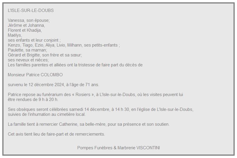 Image Annonce nécrologique
