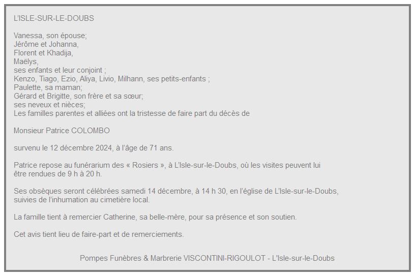 Image Annonce nécrologique