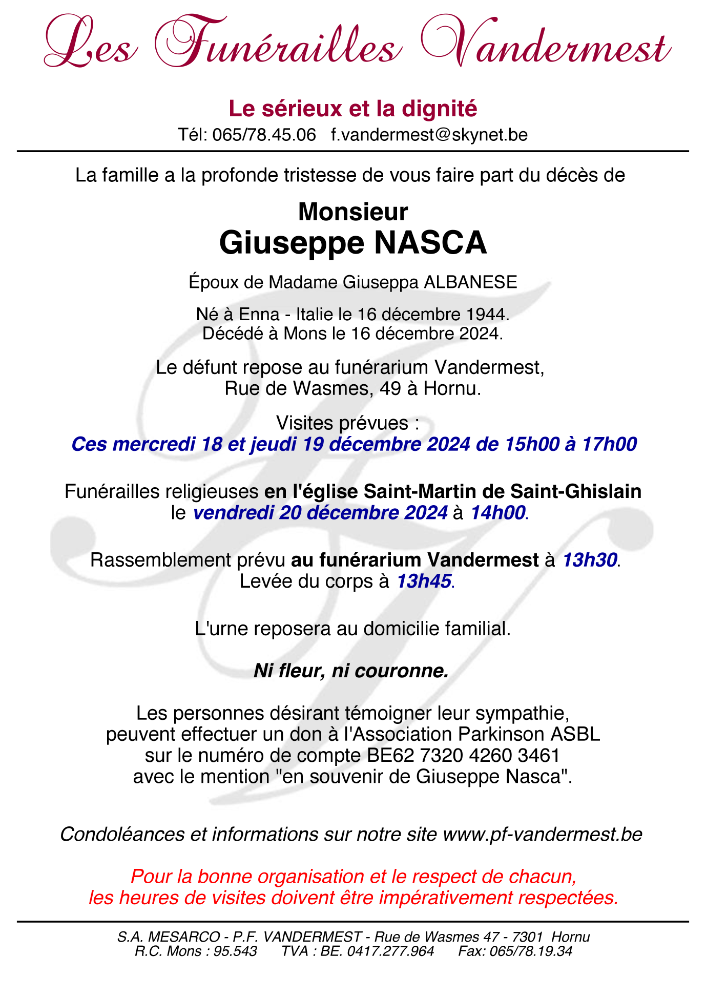 Image Annonce nécrologique