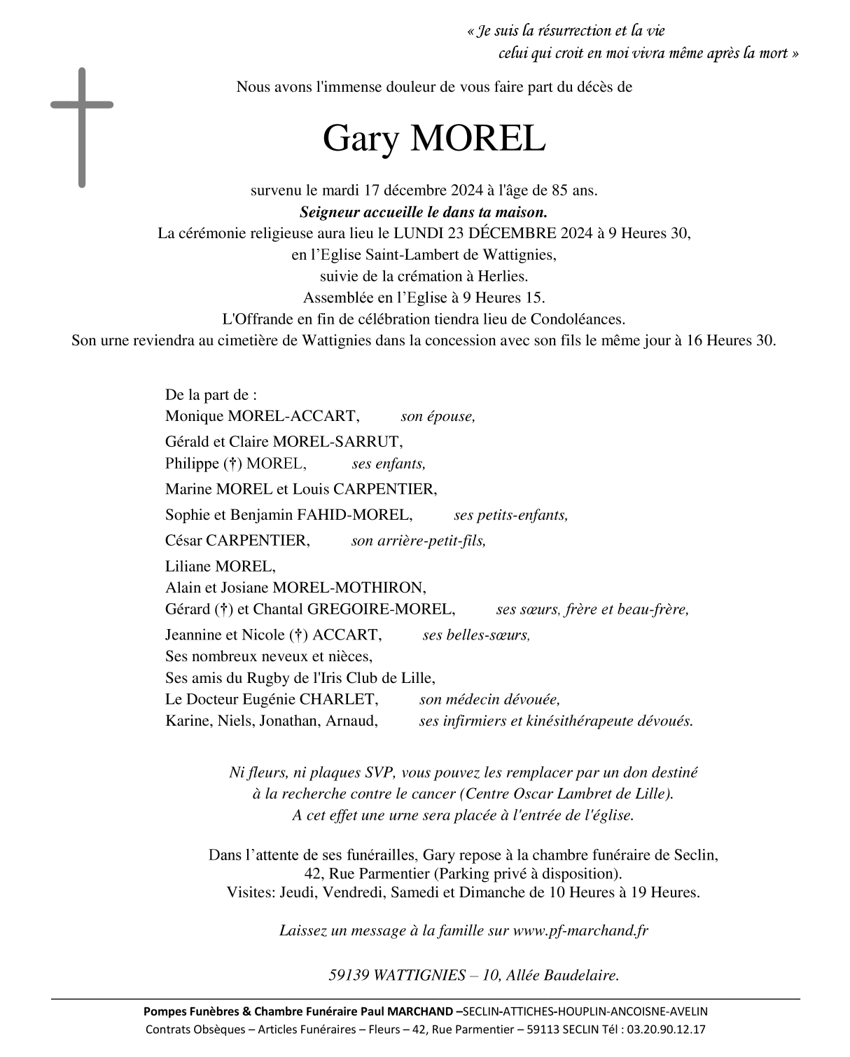 Image Pour voir le faire-part de Gary CLIQUEZ ICI 