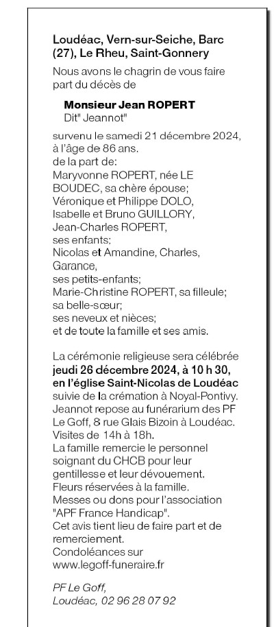 Image Annonce nécrologique