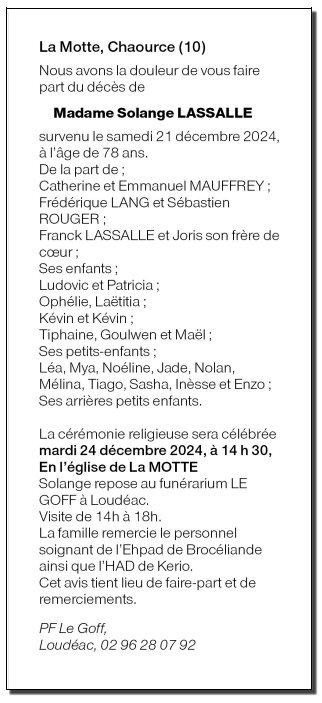 Image Annonce nécrologique