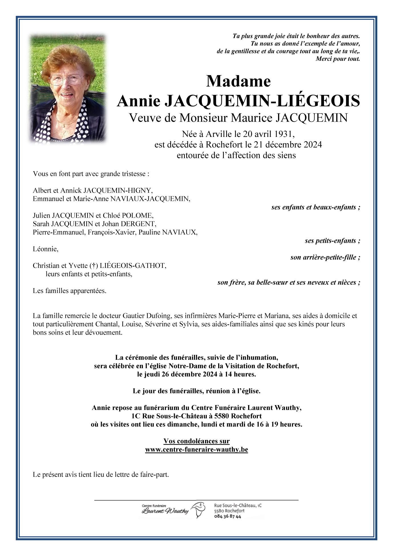 Image Annonce nécrologique