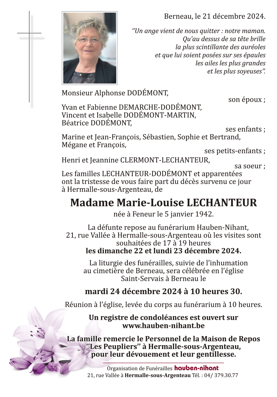 Image Annonce nécrologique