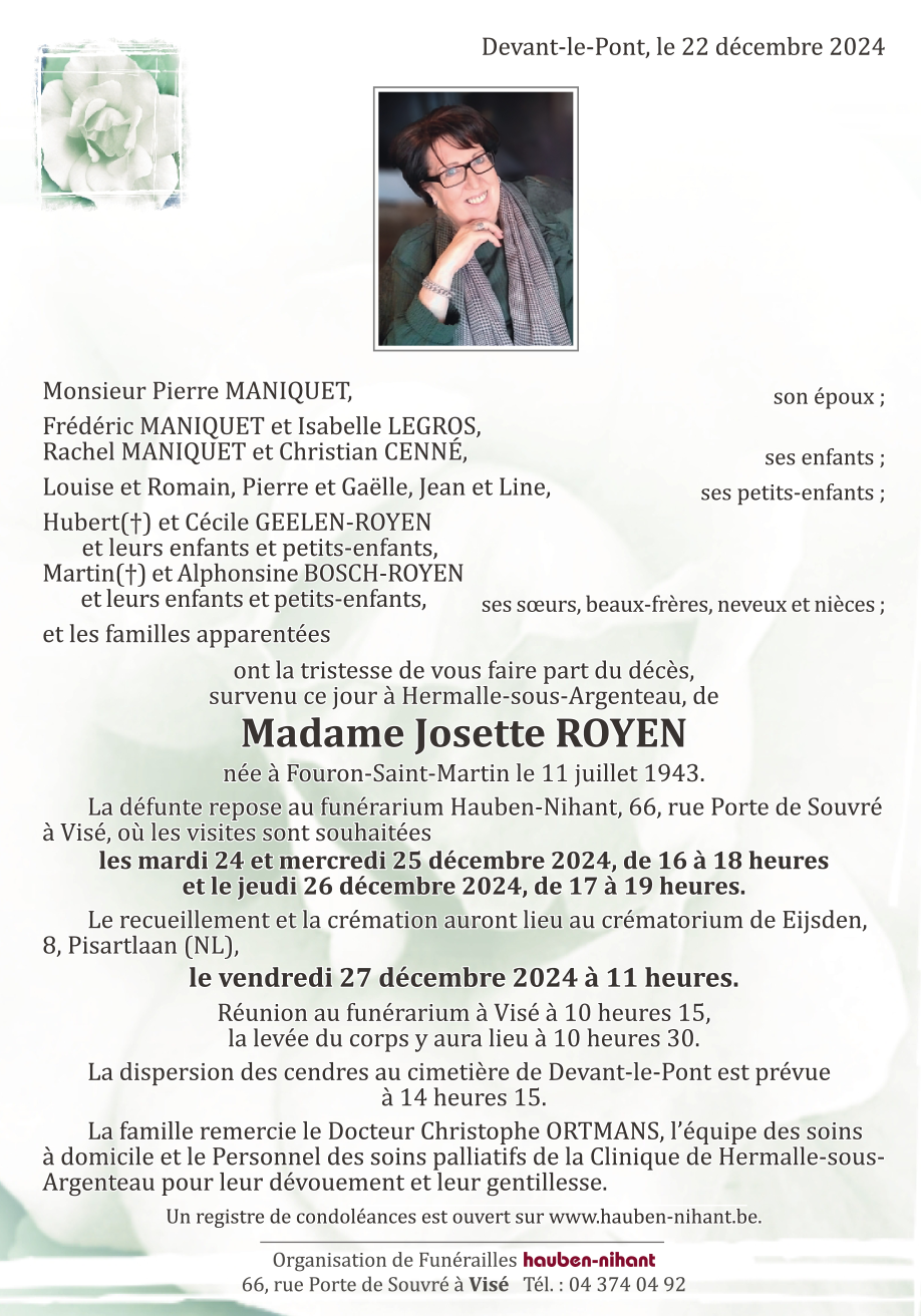 Image Annonce nécrologique