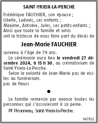 Image Annonce nécrologique