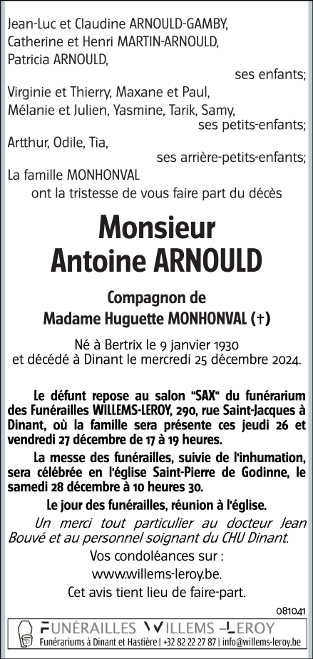 Image Annonce nécrologique