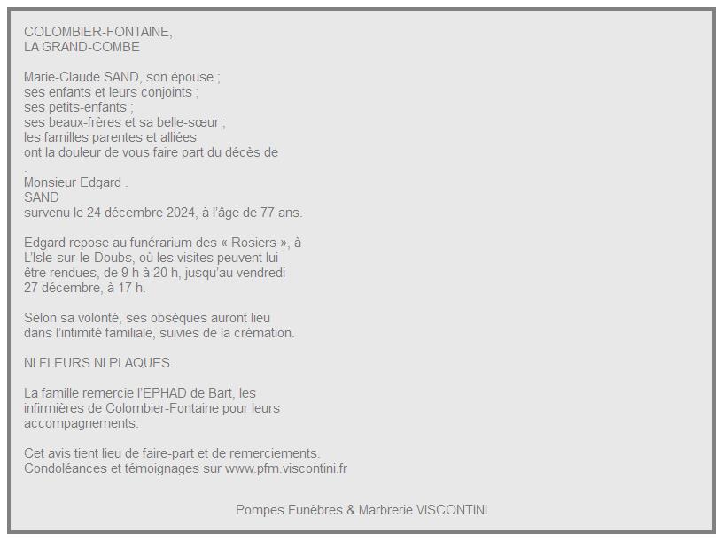 Image Annonce nécrologique