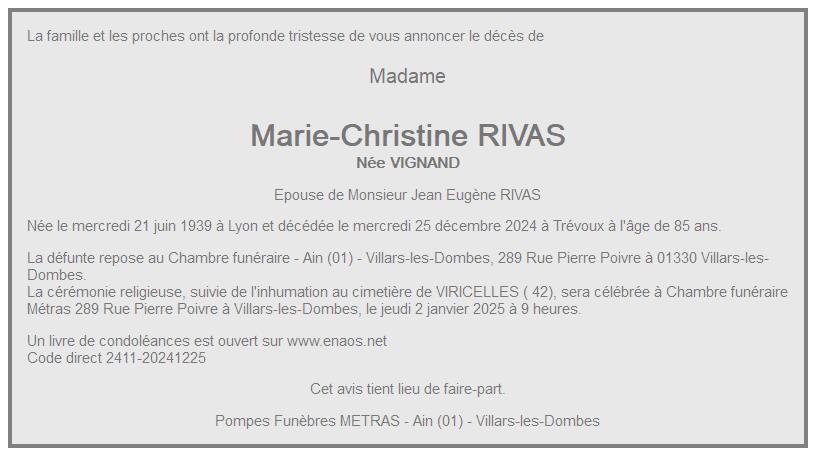 Image Annonce nécrologique