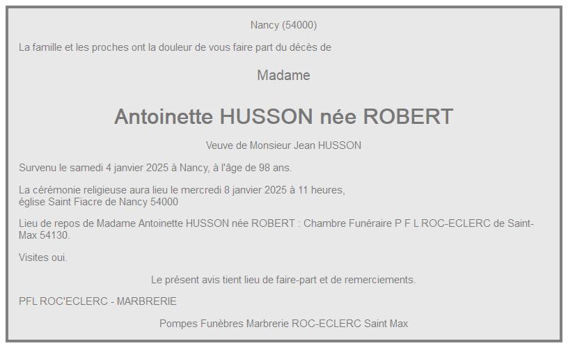 Image Annonce nécrologique