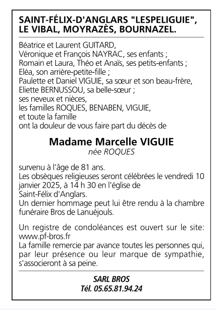 Image Annonce nécrologique