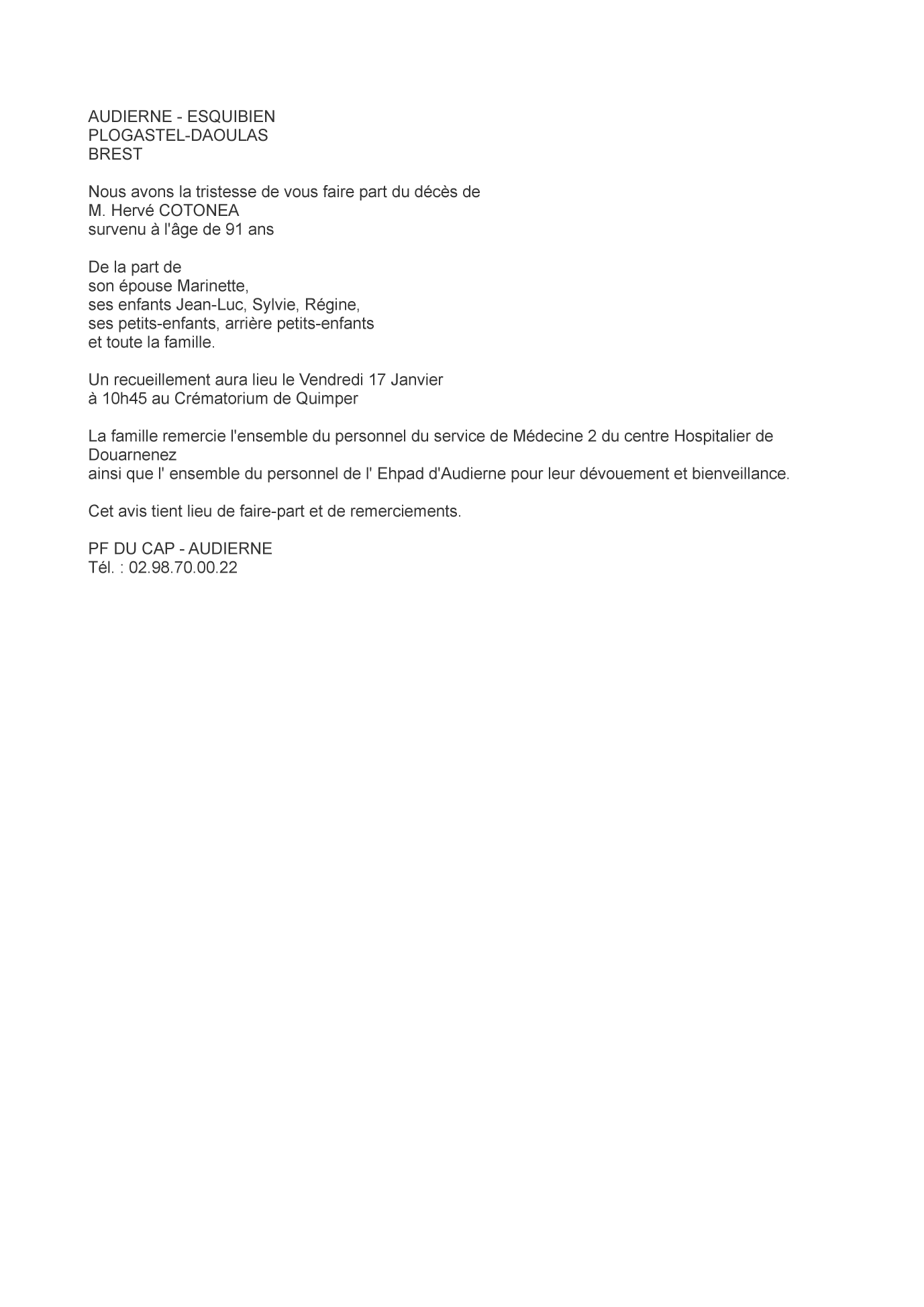Image Annonce nécrologique