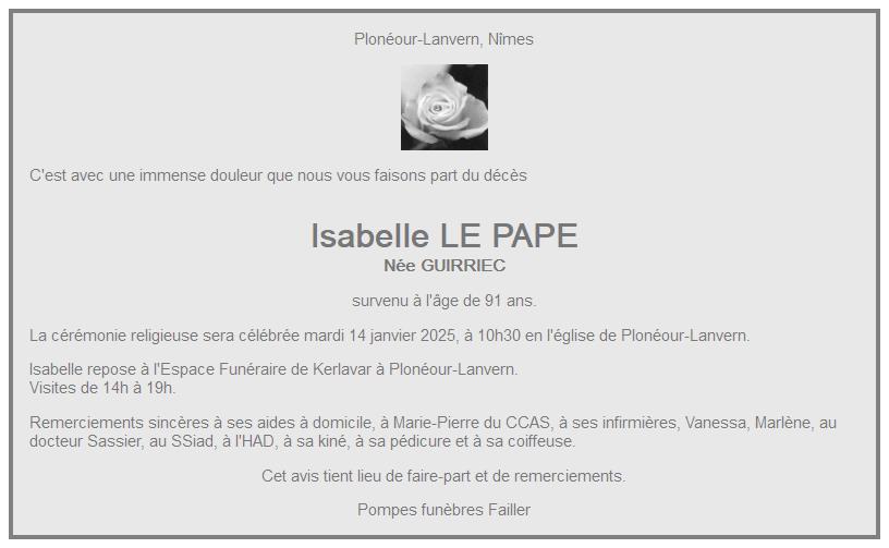 Image Annonce nécrologique