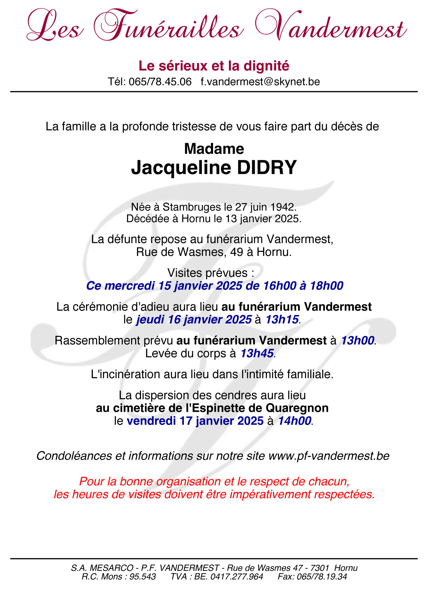 Image Annonce nécrologique