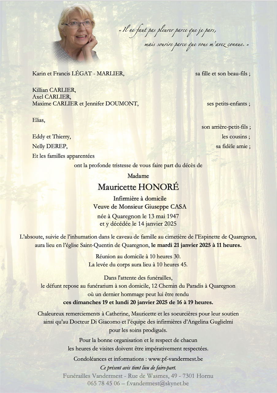 Image Annonce nécrologique