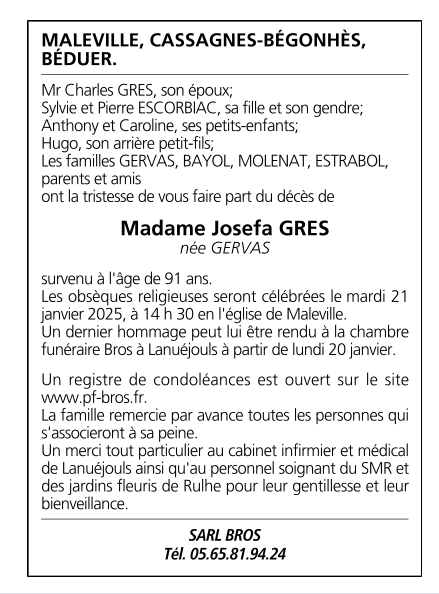 Image Annonce nécrologique