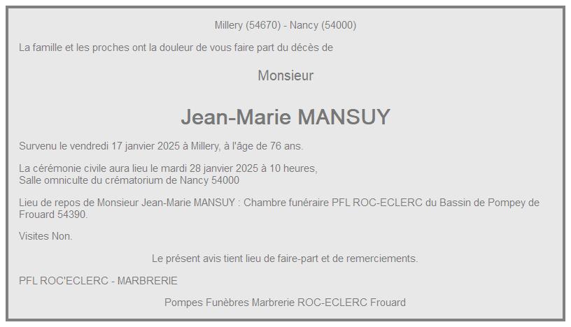 Image Annonce nécrologique