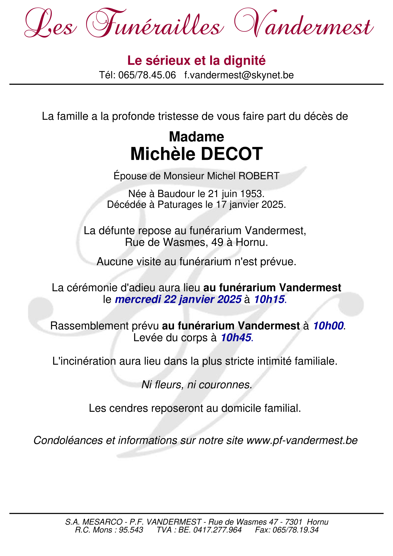 Image Annonce nécrologique