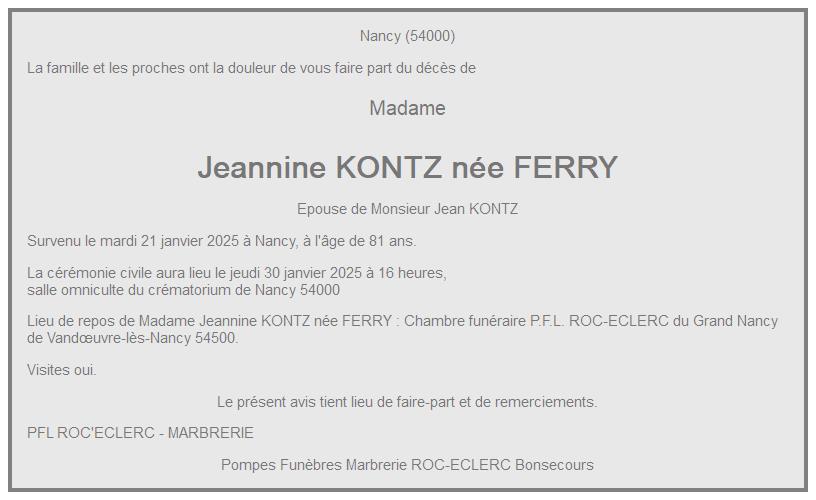 Image Annonce nécrologique