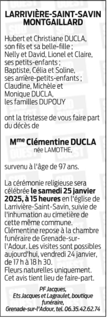 Image Annonce nécrologique