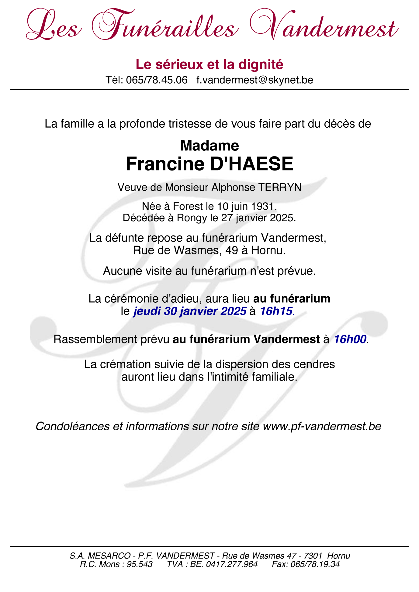Image Annonce nécrologique