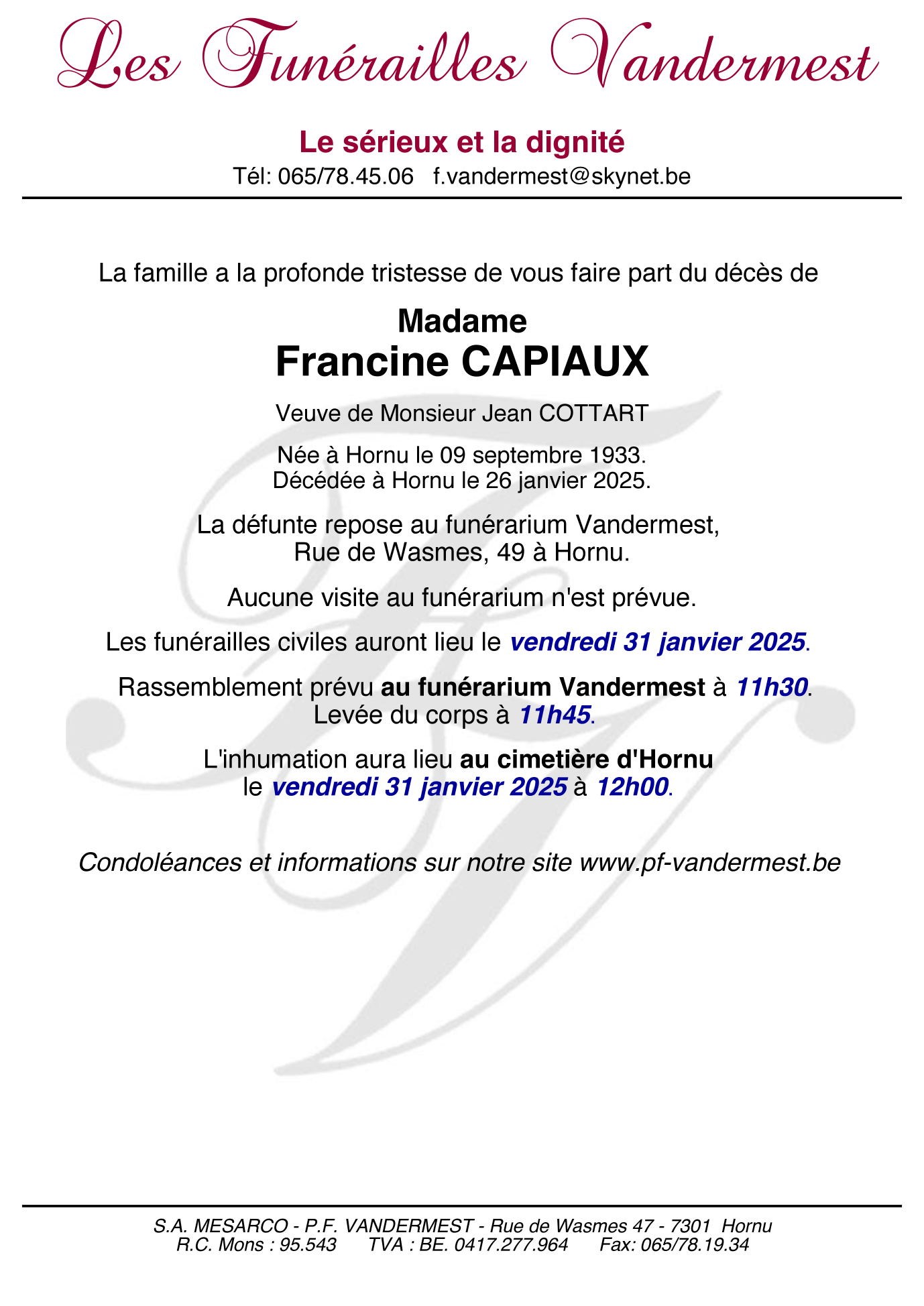 Image Annonce nécrologique