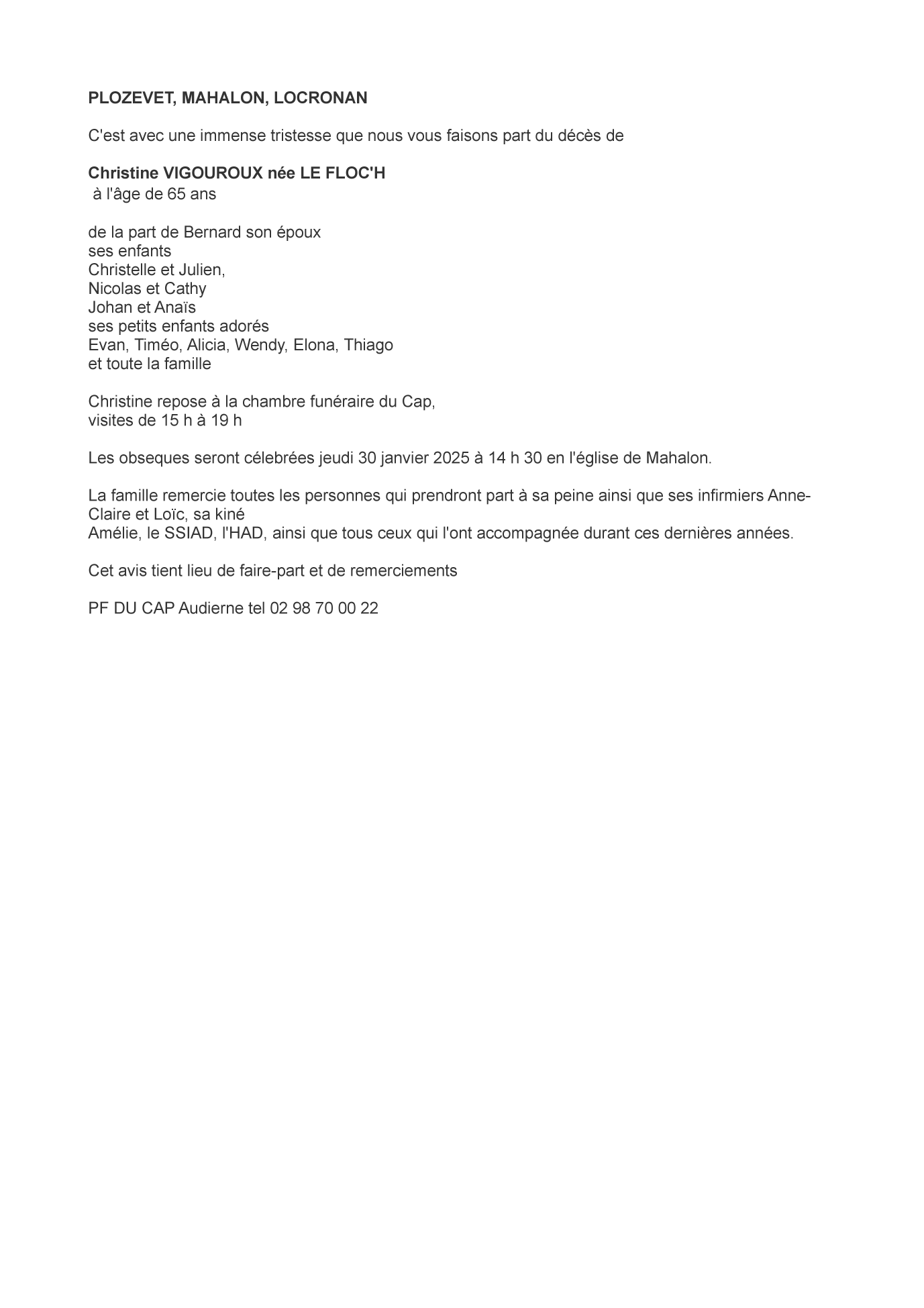 Image Annonce nécrologique