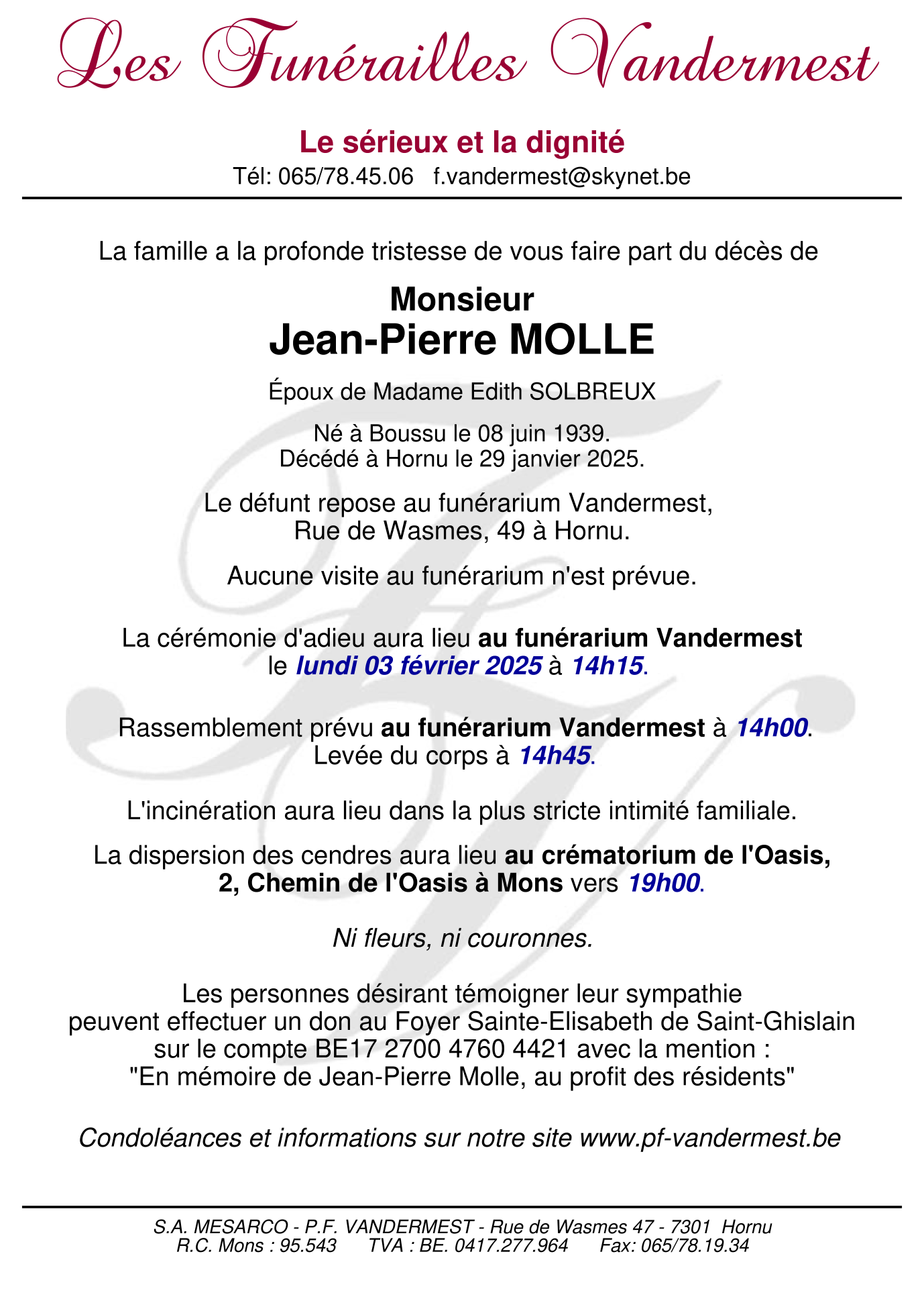 Image Annonce nécrologique