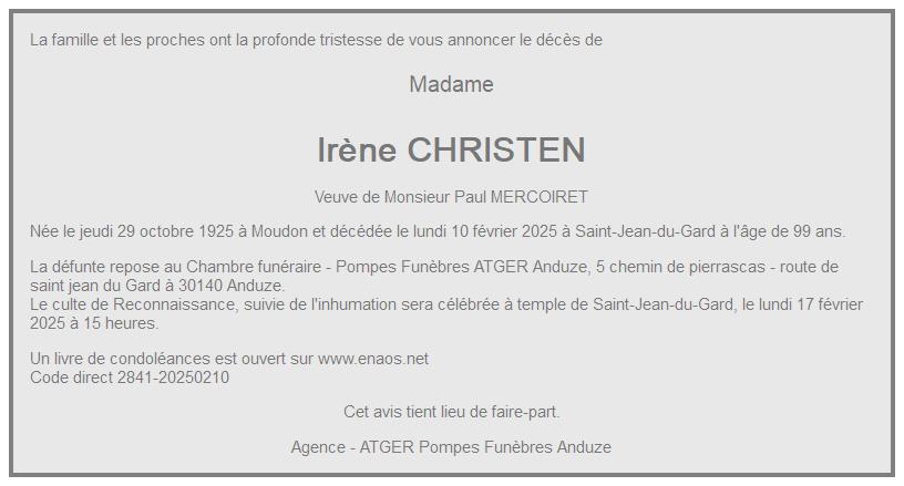 Image Annonce nécrologique