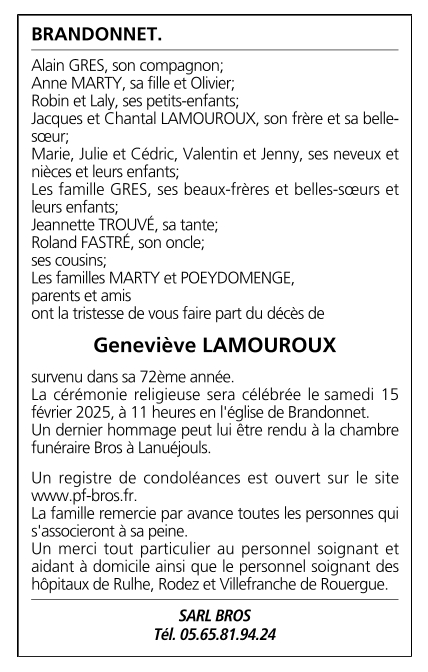 Image Annonce nécrologique