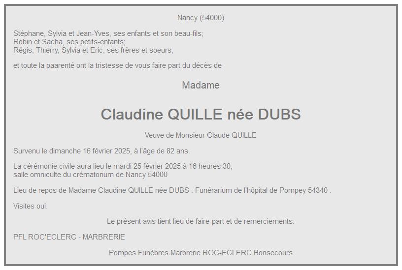 Image Annonce nécrologique