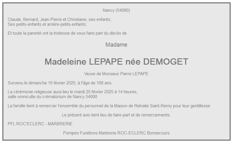 Image Annonce nécrologique