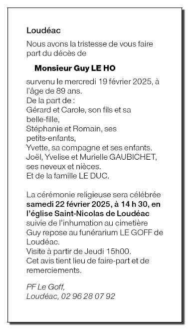 Image Annonce nécrologique