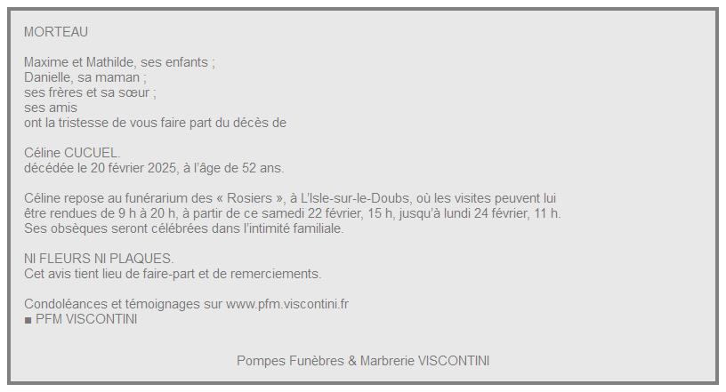 Image Annonce nécrologique