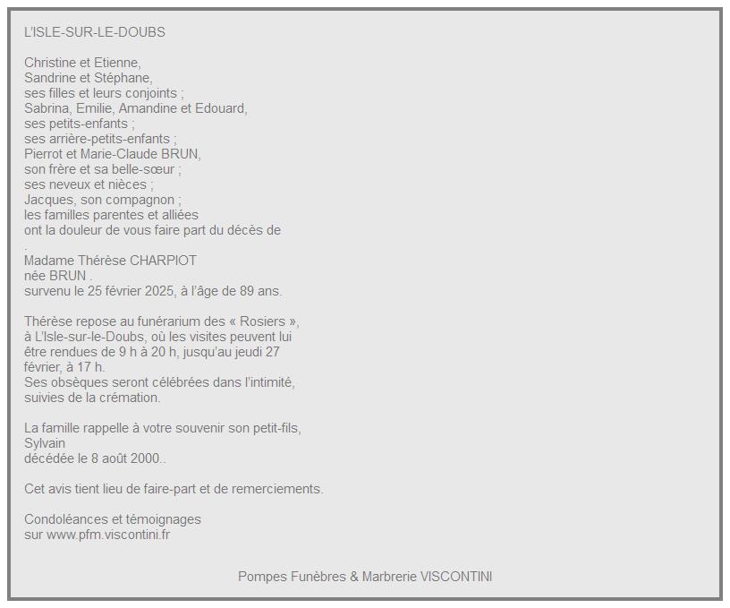 Image Annonce nécrologique